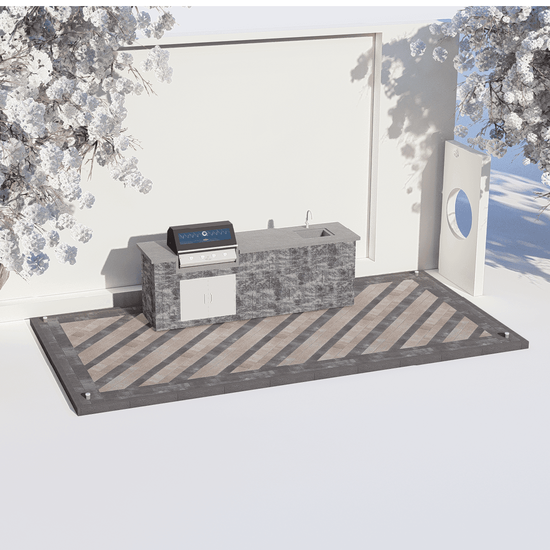 Outdoor Kitchen 4036 - 6.15 x 3.15 m